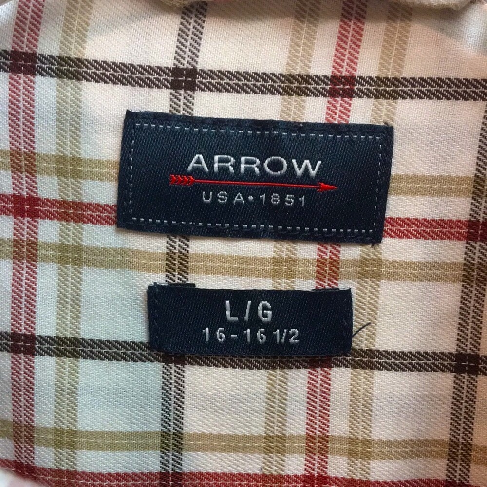 Men's Brushed Cotton Plaid Button-Down Shirt - Picture 3 of 7